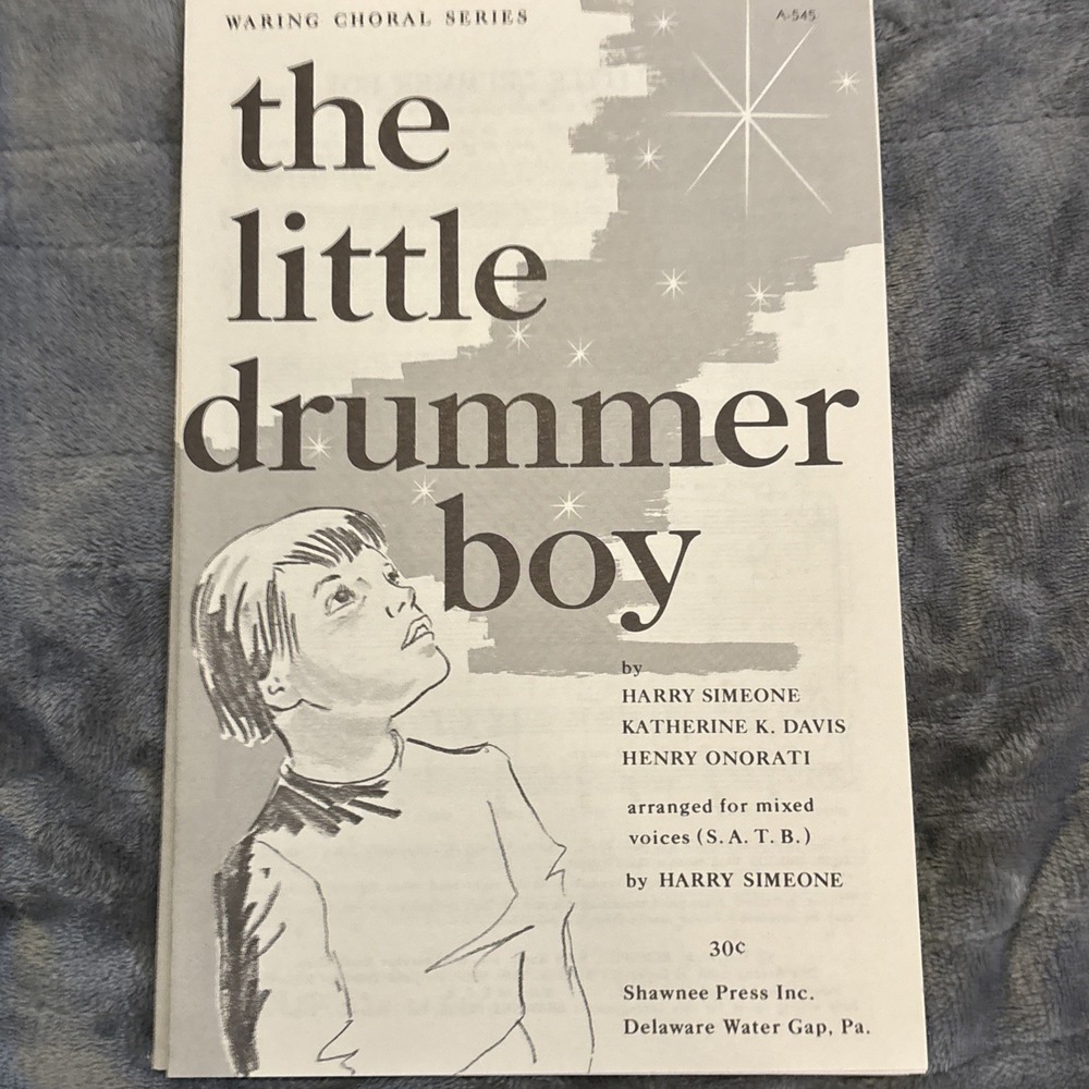 The Little Drummer Boy SSAA (Waring Choral Series 1959) ~